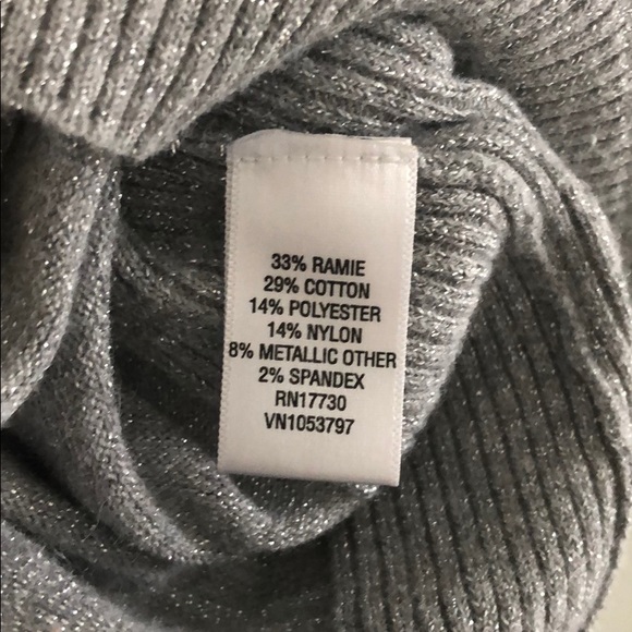 Xhilaration Silver/Gray V Neck Sweater Size Extra Large XL - Picture 6 of 8